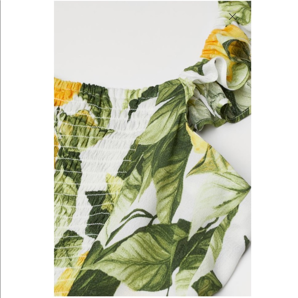 H&M Lemon 🍋 Ruffle Trimmed Tank Top - Picture 6 of 6